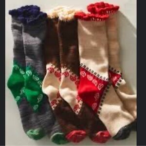 Free People Multicolor Patterned Socks Set